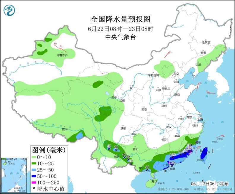 江南华南等地有较强降水 华北多雷阵雨天气 