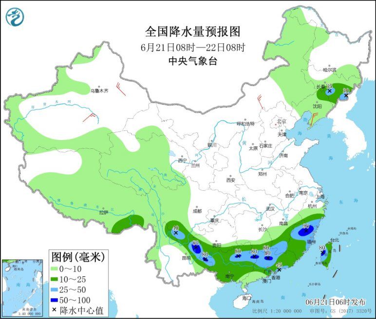 江南华南等地有较强降水 华南华北等地迎高温天气