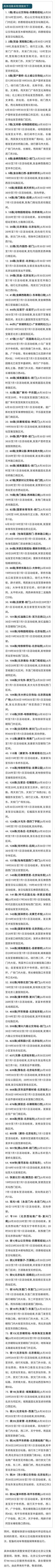 80条公交线路将调整运营！6月30日至7月1日北京公交线路出行提示